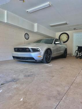Silver 2010 Ford Mustang GT Premium
