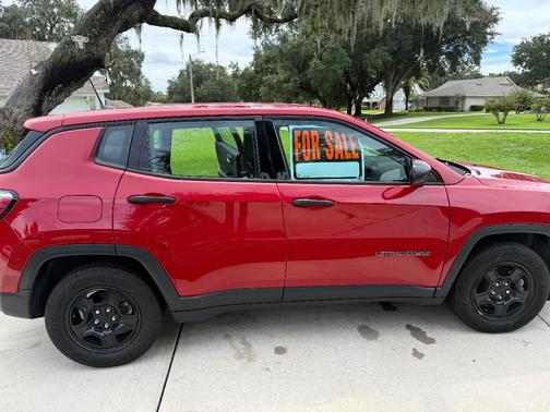Red 2021 Jeep Compass Sport