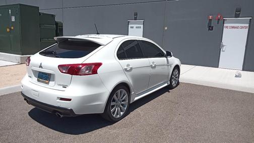 White 2010 Mitsubishi Lancer Sportback Ralliart