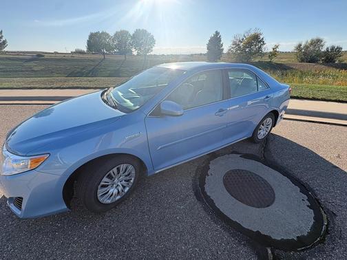 Blue 2012 Toyota Camry Hybrid LE