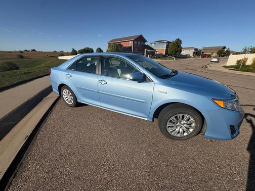 Blue 2012 Toyota Camry Hybrid LE
