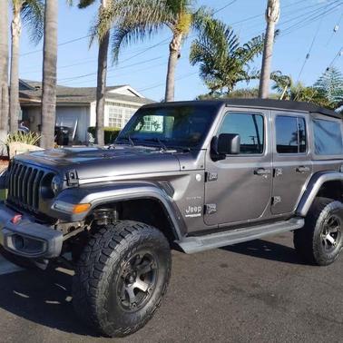 Gray 2018 Jeep Wrangler Unlimited Sahara