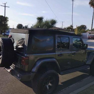 Gray 2018 Jeep Wrangler Unlimited Sahara