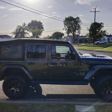 Gray 2018 Jeep Wrangler Unlimited Sahara