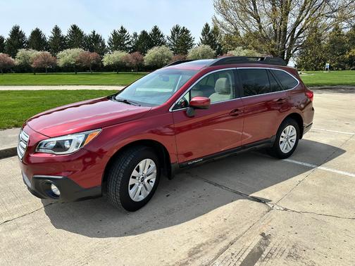 Red 2015 Subaru Outback 2.5i Premium