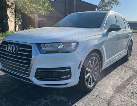 White 2018 Audi Q7 3.0T Prestige