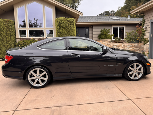 Black 2012 Mercedes-Benz C-Class C 350