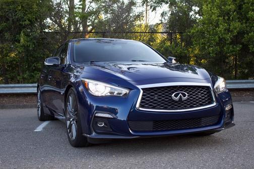 Blue 2019 INFINITI Q50 3.0t Red Sport 400