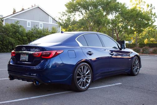 Blue 2019 INFINITI Q50 3.0t Red Sport 400