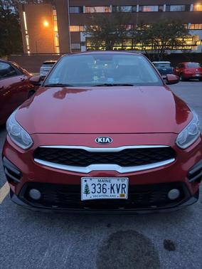 Red 2019 Kia Forte LXS
