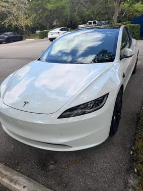 White 2024 Tesla Model 3 RWD