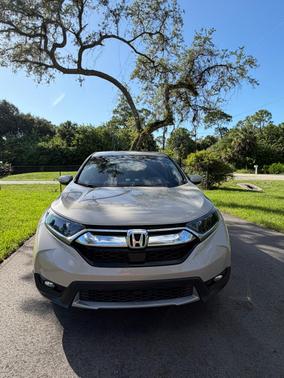 Beige 2017 Honda CR-V EX