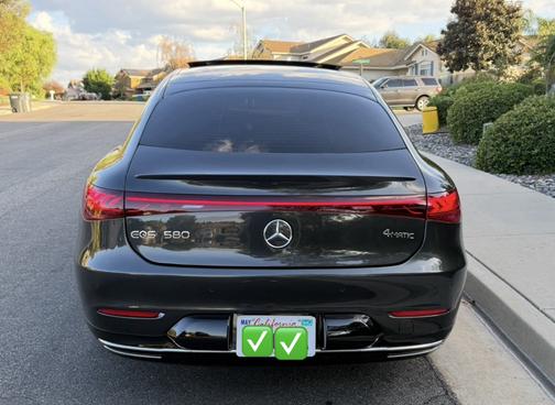 Gray 2024 Mercedes-Benz EQS 580 4MATIC