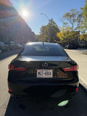 Black 2016 Lexus IS 200t Base