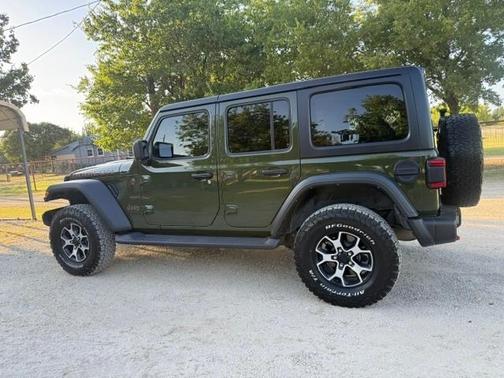 Green 2021 Jeep Wrangler Unlimited Rubicon