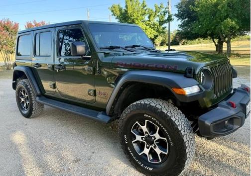 Green 2021 Jeep Wrangler Unlimited Rubicon