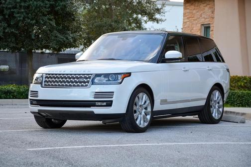 White 2016 Land Rover Range Rover 5.0L Supercharged