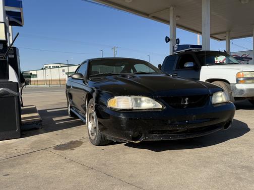 Black 1996 Ford Mustang Cobra