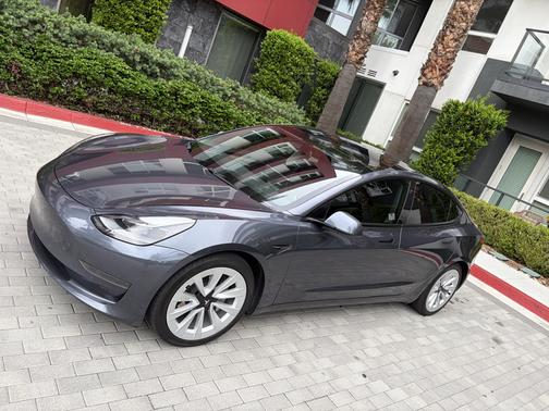 Gray 2021 Tesla Model 3 Standard Range Plus