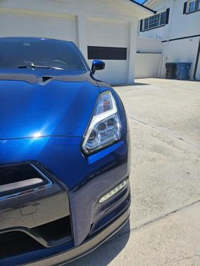 Blue 2016 Nissan GT-R Premium
