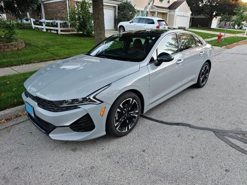 Gray 2023 Kia K5 GT-Line