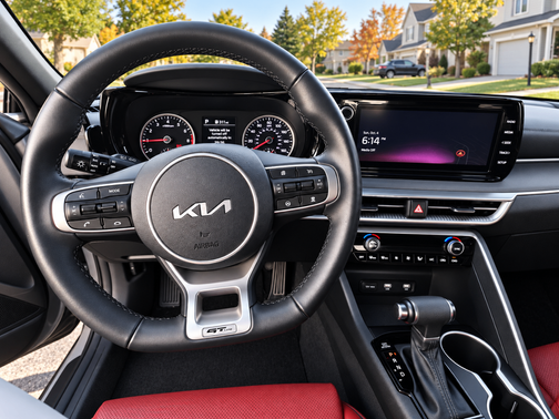 Gray 2023 Kia K5 GT-Line