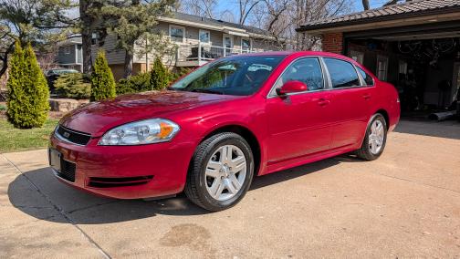Red 2015 Chevrolet Impala Limited LT