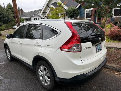 White 2014 Honda CR-V EX-L