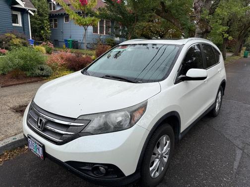 White 2014 Honda CR-V EX-L