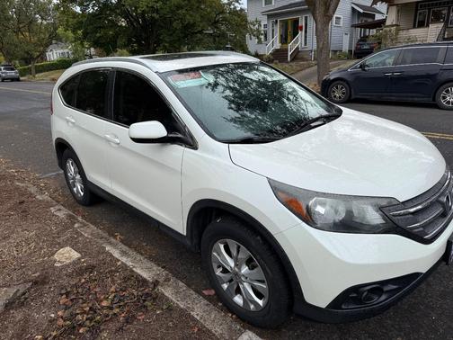 White 2014 Honda CR-V EX-L