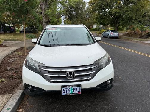 White 2014 Honda CR-V EX-L