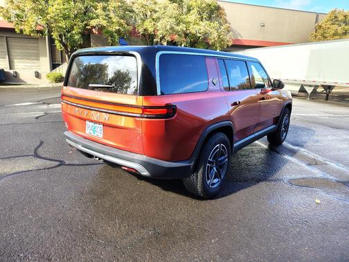 Red 2025 Rivian R1S Adventure Dual-Motor Standard Pack