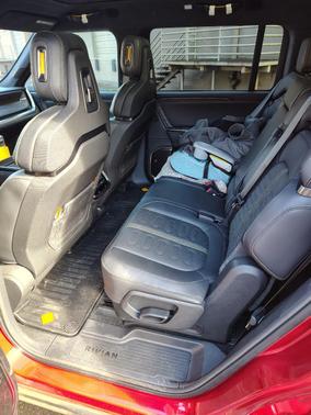 Red 2025 Rivian R1S Adventure Dual-Motor Standard Pack
