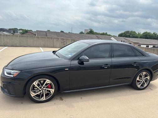 Black 2023 Audi A4 45 S line Prestige
