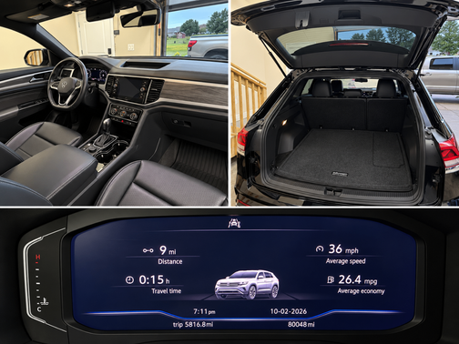 Black 2022 Volkswagen Atlas Cross Sport 3.6L V6 SE w/Technology