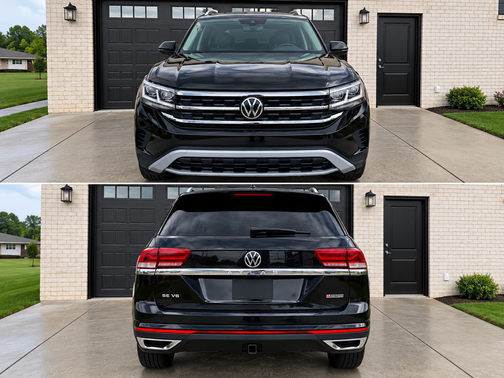 Black 2022 Volkswagen Atlas Cross Sport 3.6L V6 SE w/Technology