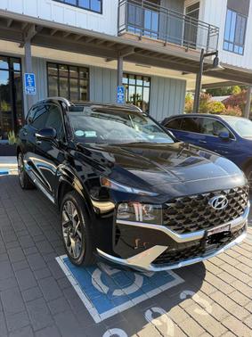 Black 2022 Hyundai SANTA FE Calligraphy