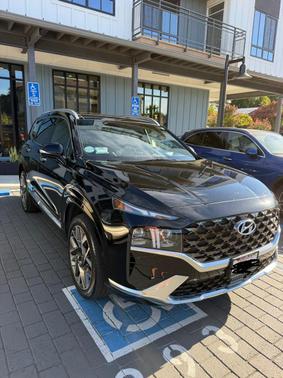Black 2022 Hyundai SANTA FE Calligraphy