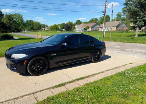 Black 2014 BMW 550 i xDrive