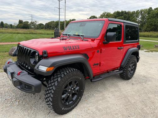 Red 2023 Jeep Wrangler Willys