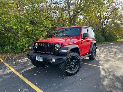 Red 2023 Jeep Wrangler Willys