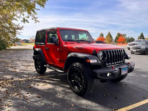 Red 2023 Jeep Wrangler Willys