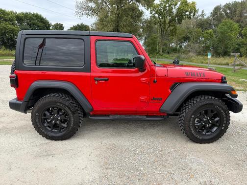 Red 2023 Jeep Wrangler Willys