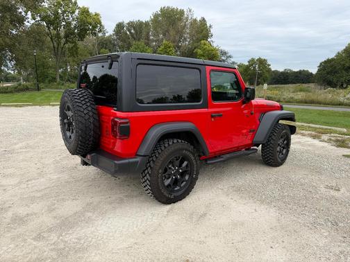 Red 2023 Jeep Wrangler Willys