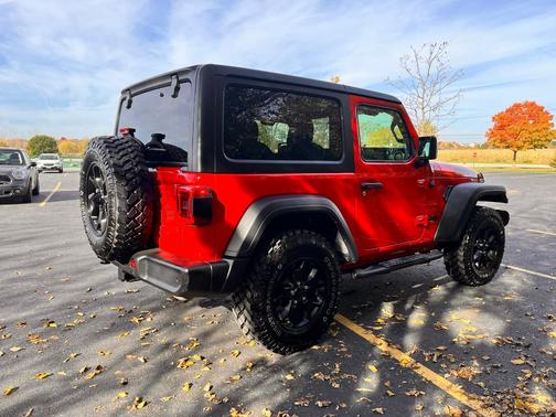 Red 2023 Jeep Wrangler Willys