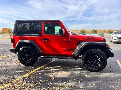 Red 2023 Jeep Wrangler Willys