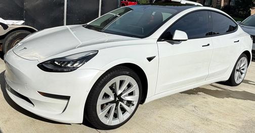 White 2021 Tesla Model 3 Standard Range Plus