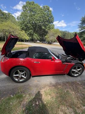 Red 2008 Saturn Sky Red Line