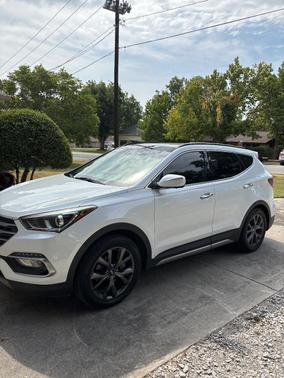 White 2018 Hyundai Santa Fe Sport 2.0L Turbo Ultimate