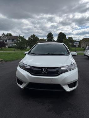 White 2015 Honda Fit LX